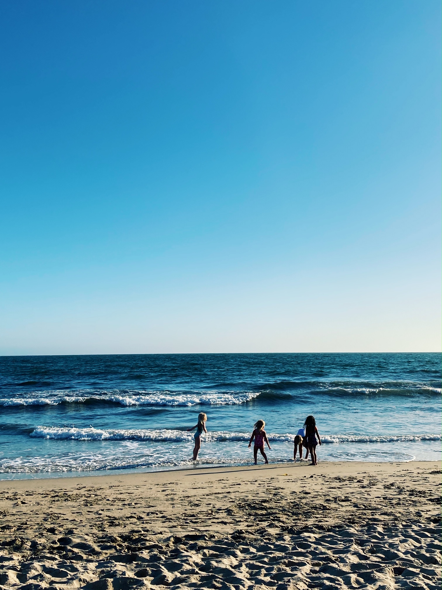 Stranden är bäst sent på eftermiddagen