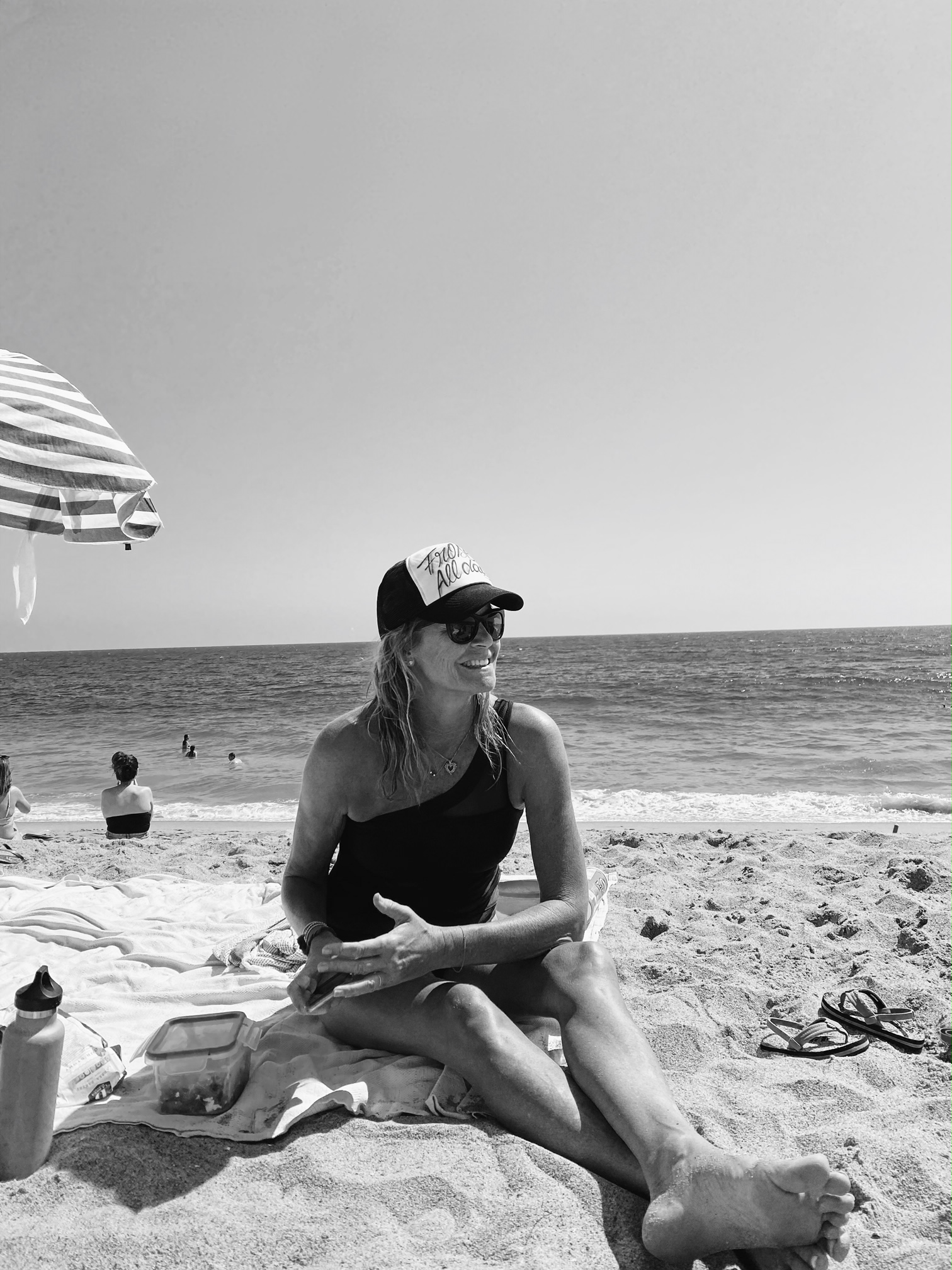 Äntligen ett dopp i Stilla havet