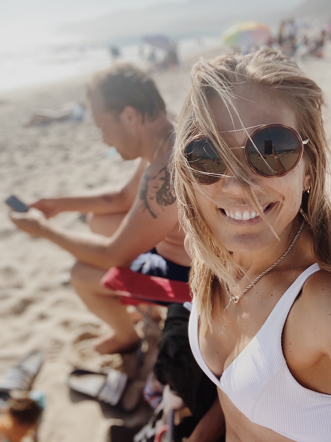 Stranden är bäst sent på eftermiddagen