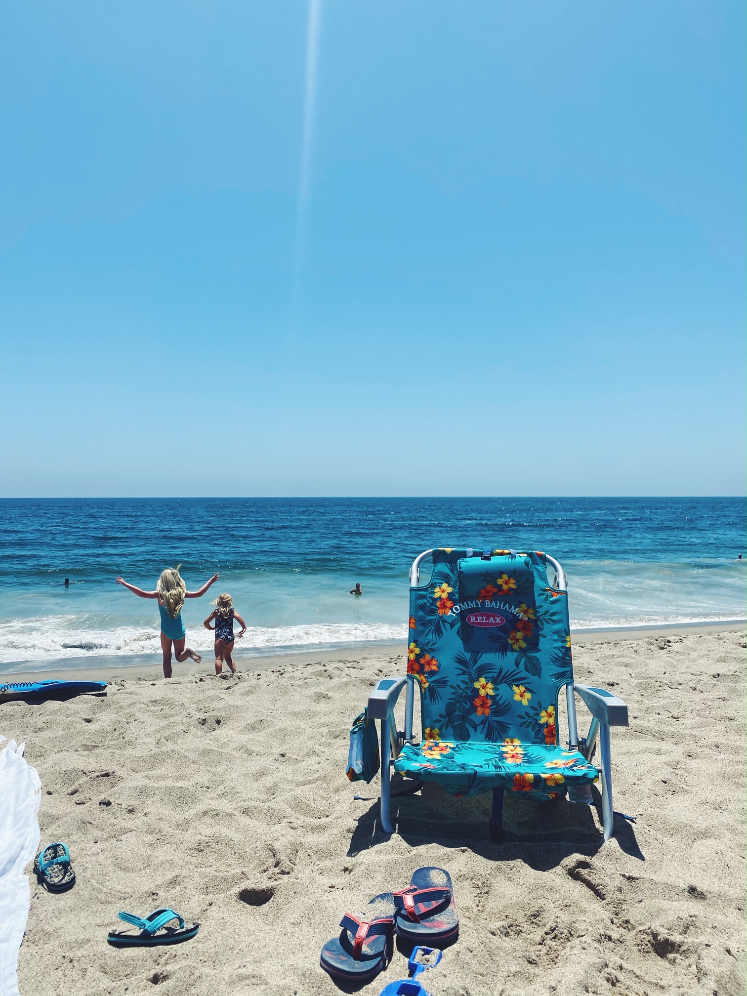 Äntligen ett dopp i Stilla havet