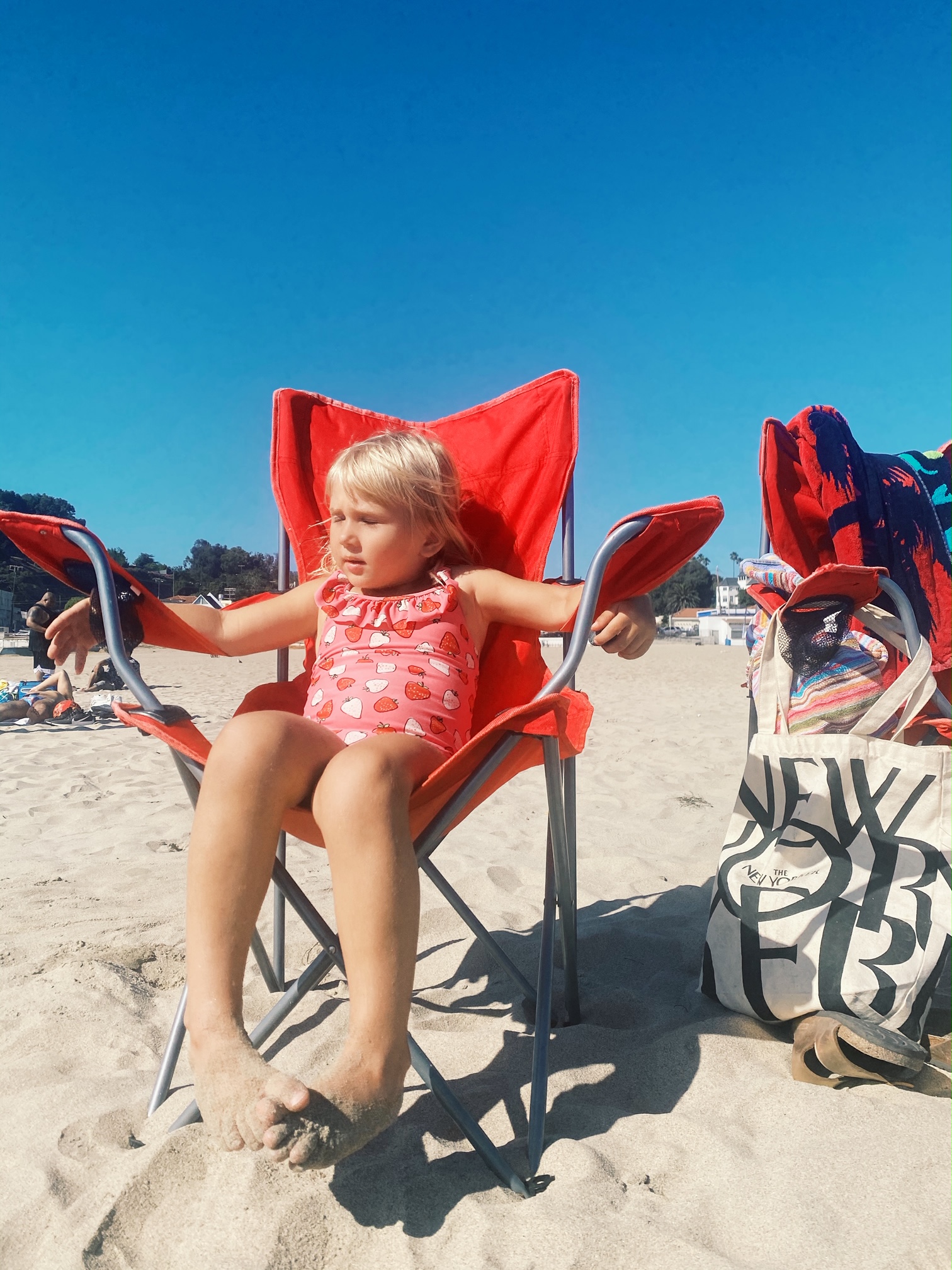 Stranden är bäst sent på eftermiddagen