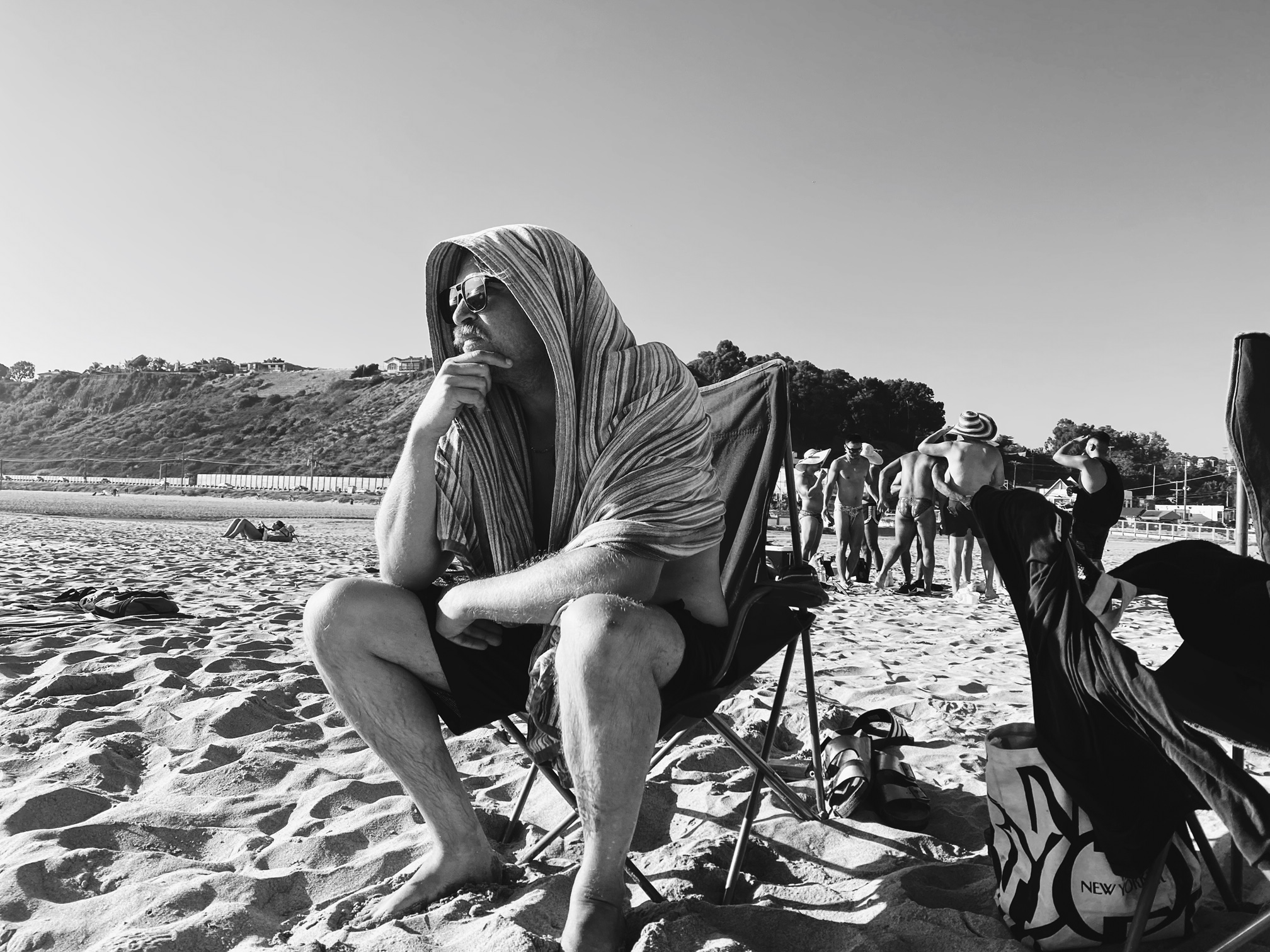 Stranden är bäst sent på eftermiddagen