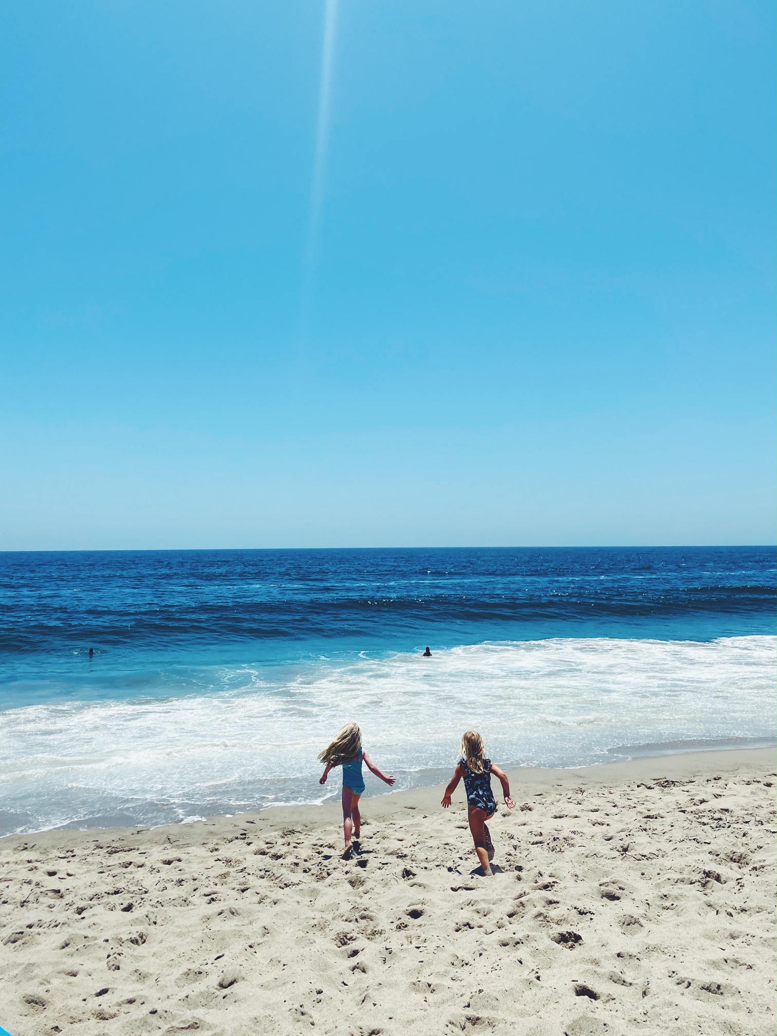 Äntligen ett dopp i Stilla havet