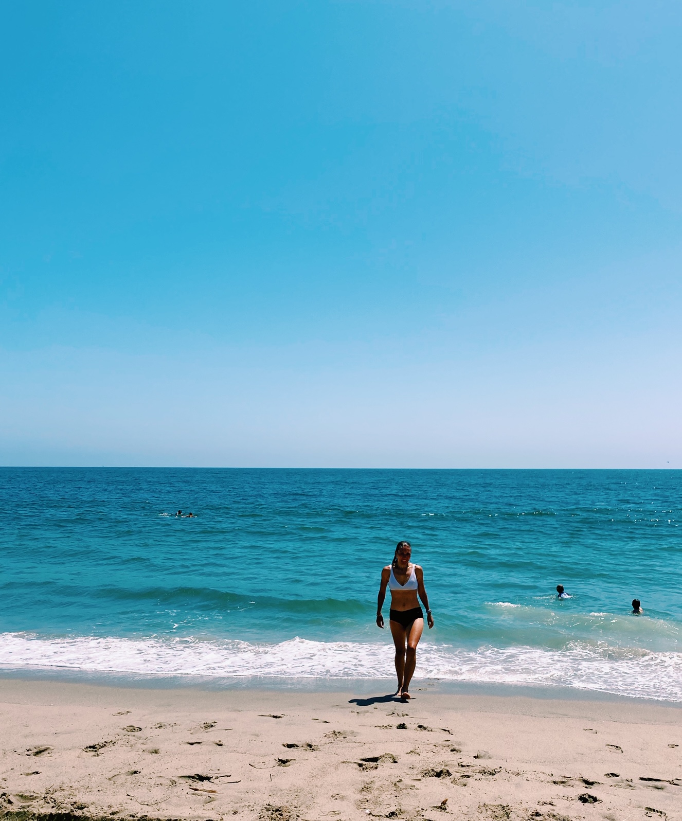 Äntligen ett dopp i Stilla havet