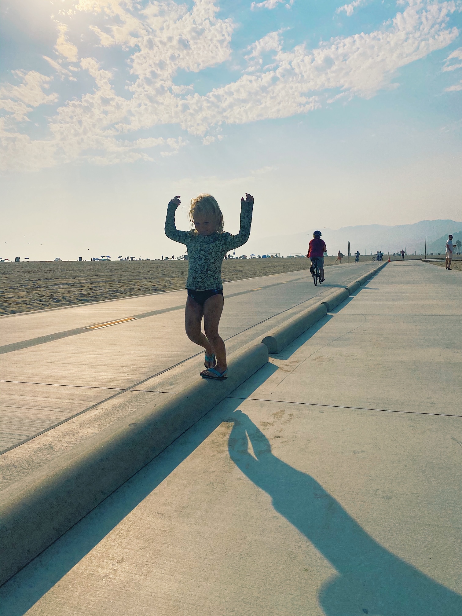 Santa Monica Beach (på eftermiddagen)