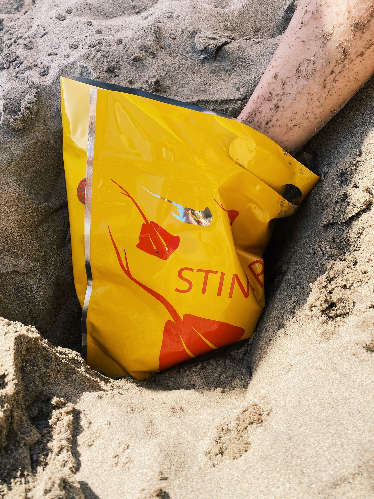 Stiga på en stingrocka