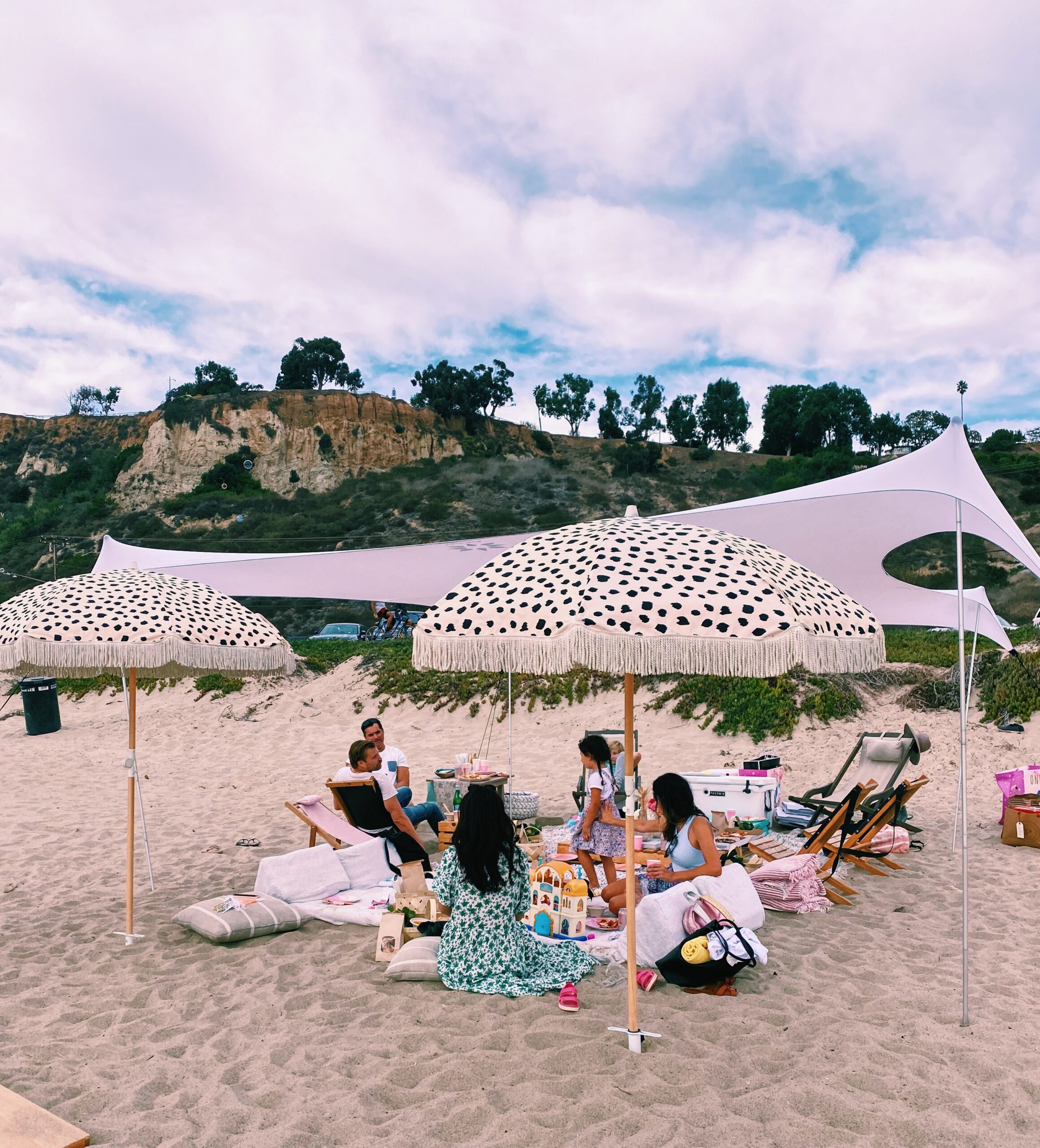 Födelsedagskalas på stranden i Santa Monica