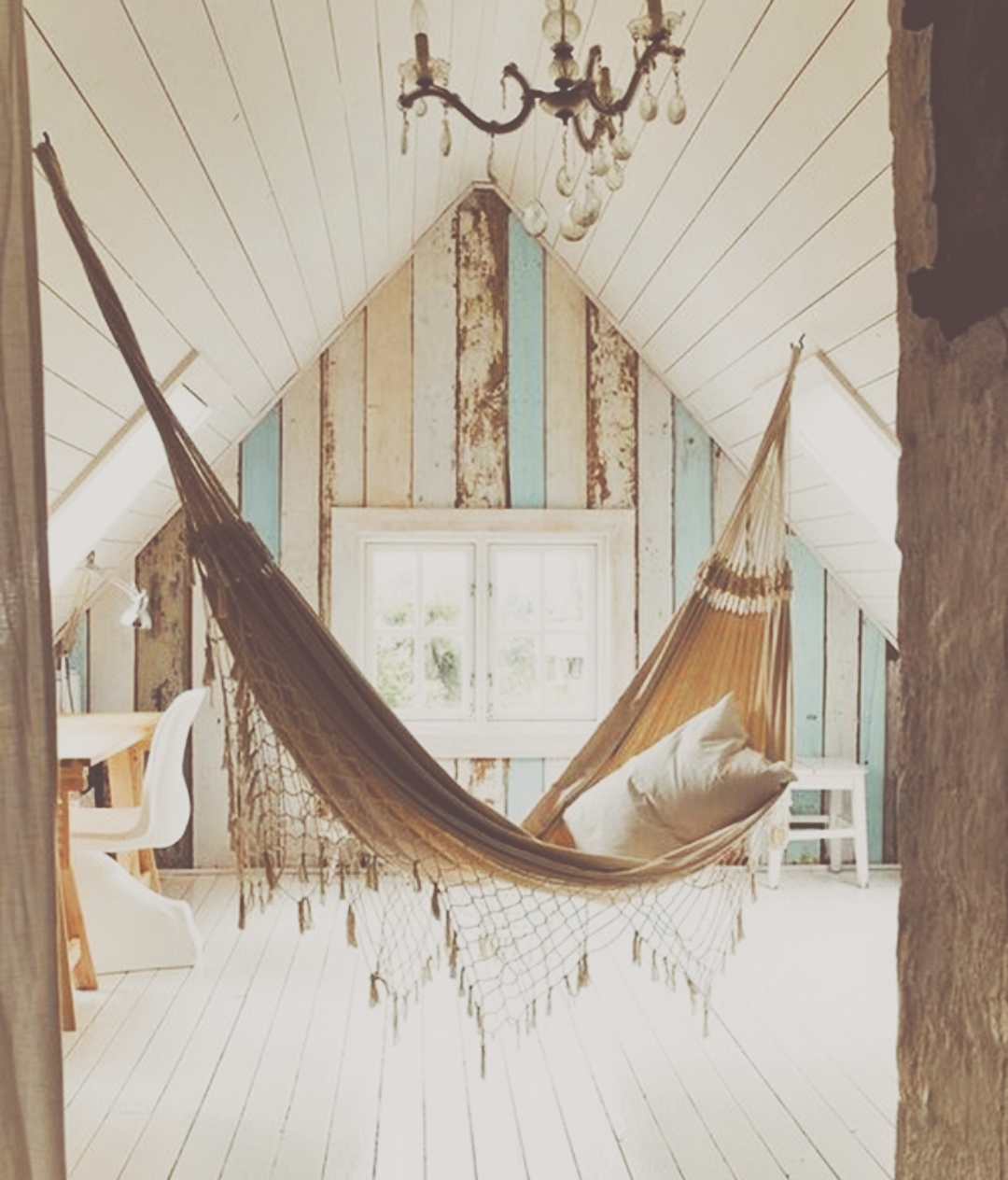 Härligt häng i hammock