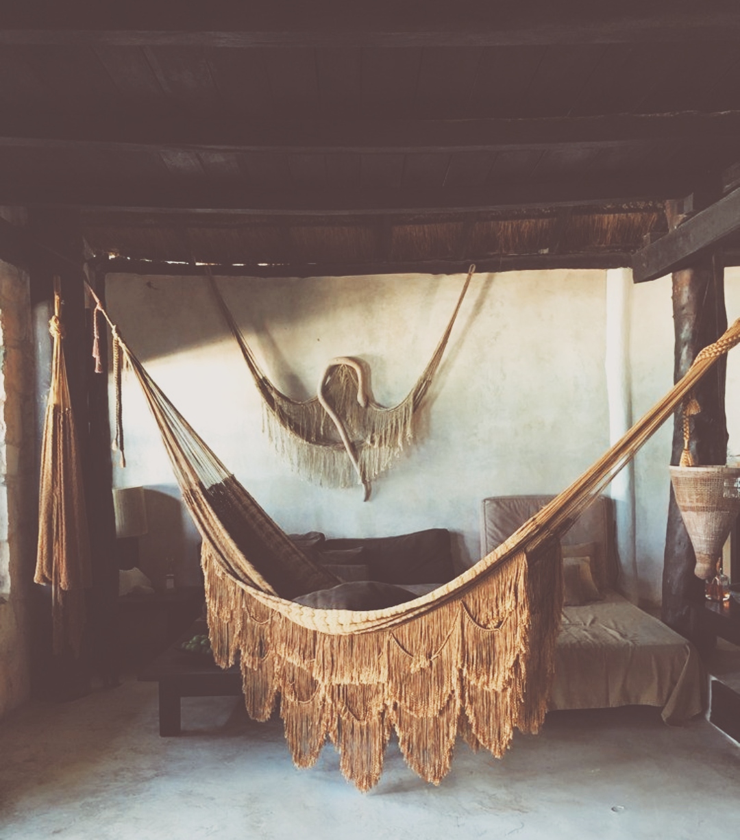 Härligt häng i hammock