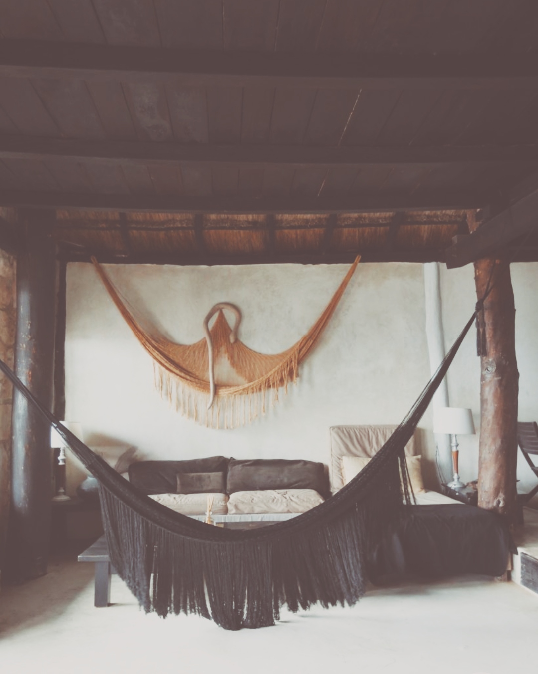Härligt häng i hammock