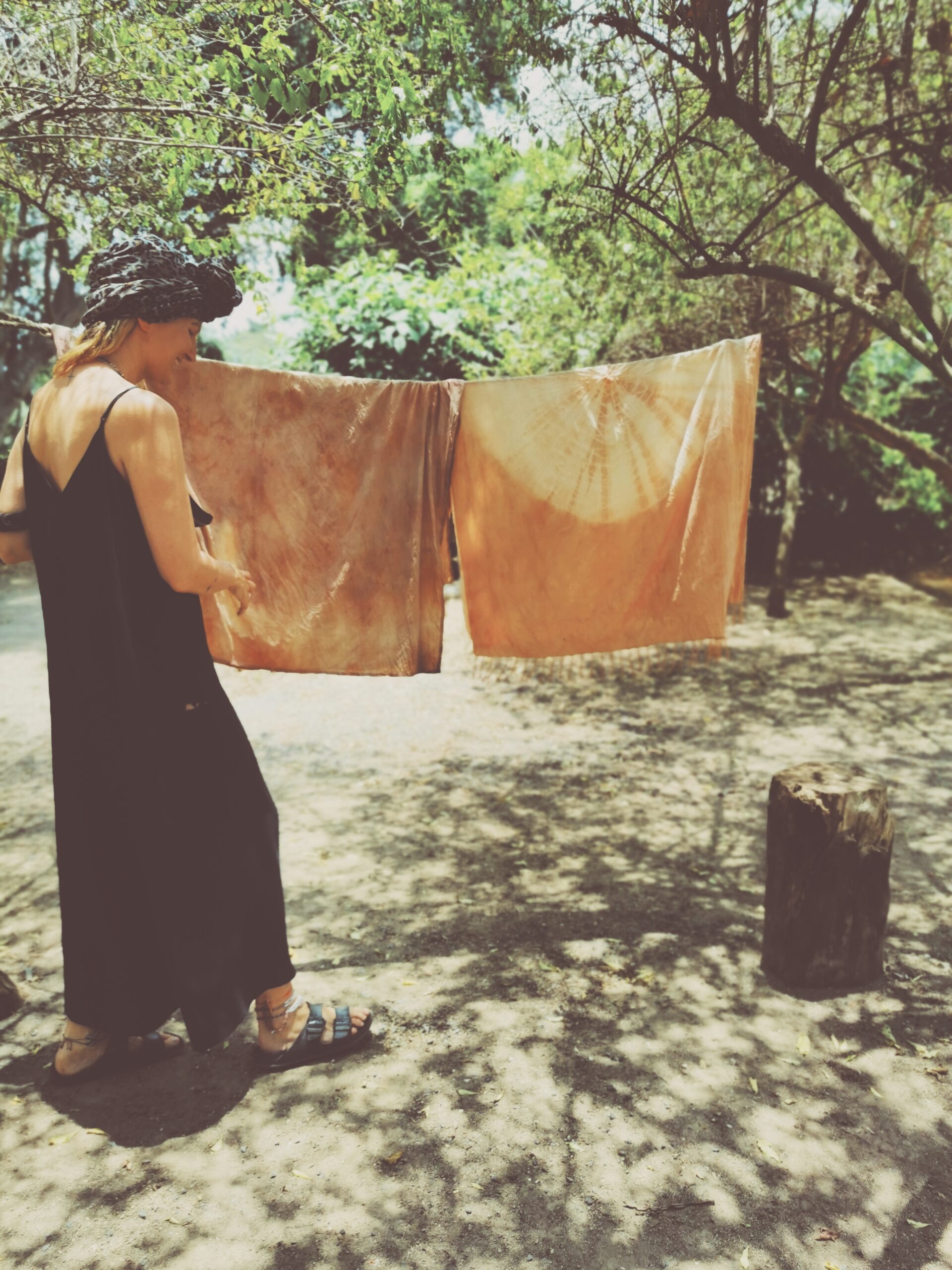 Växtfärgning med Luna Zorro