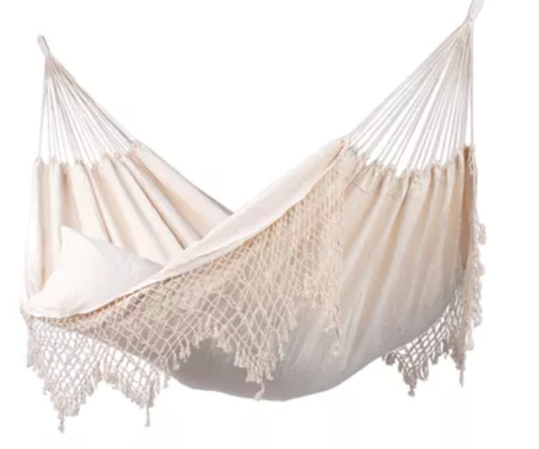 Härligt häng i hammock