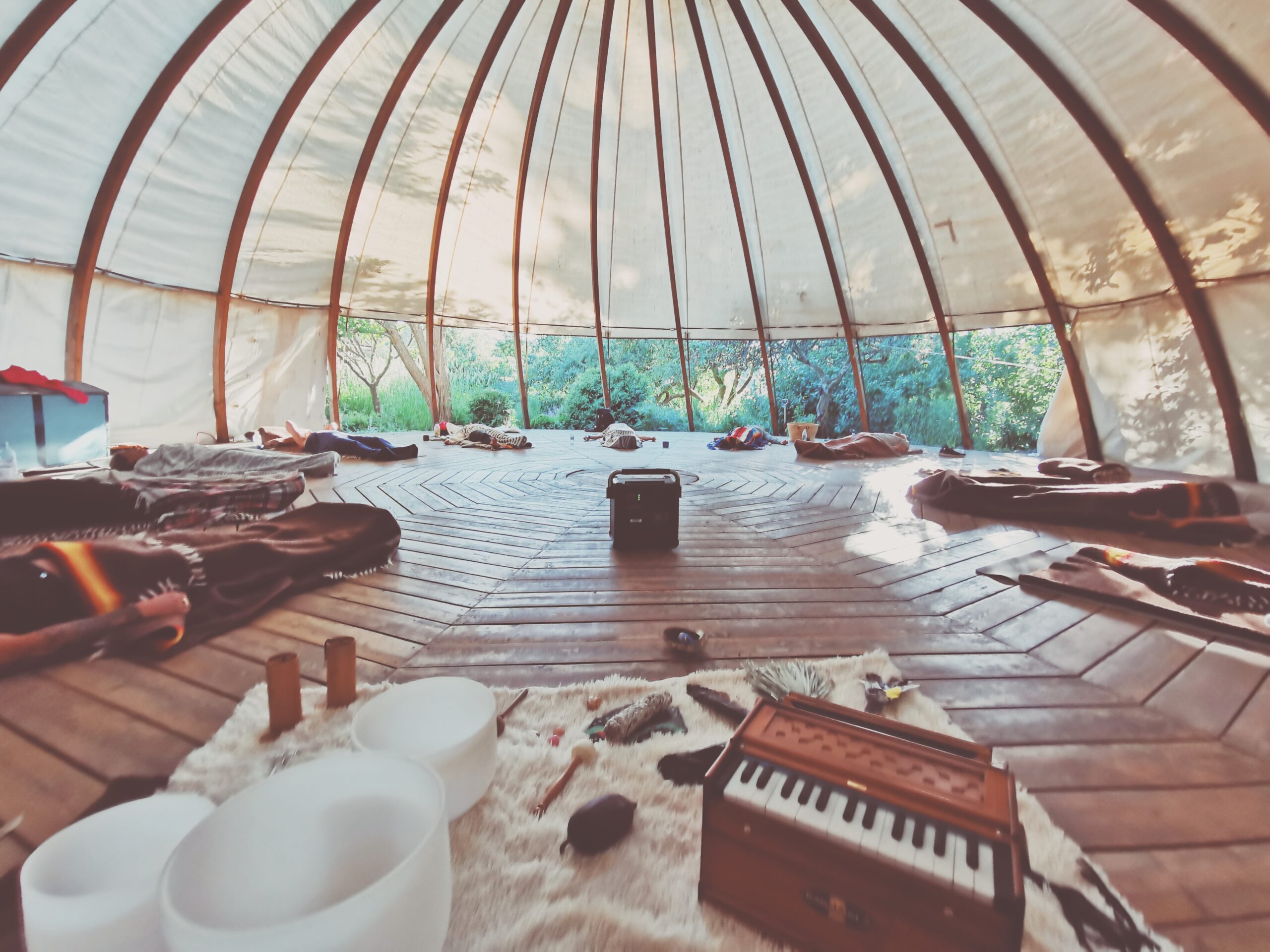 Kakao ceremoni på Fiskabäck