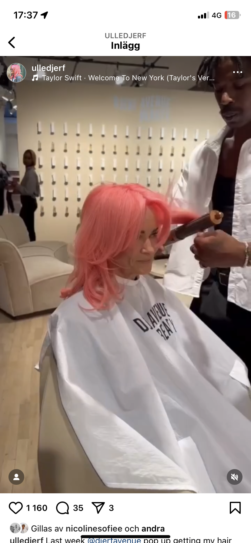 Touches of pink