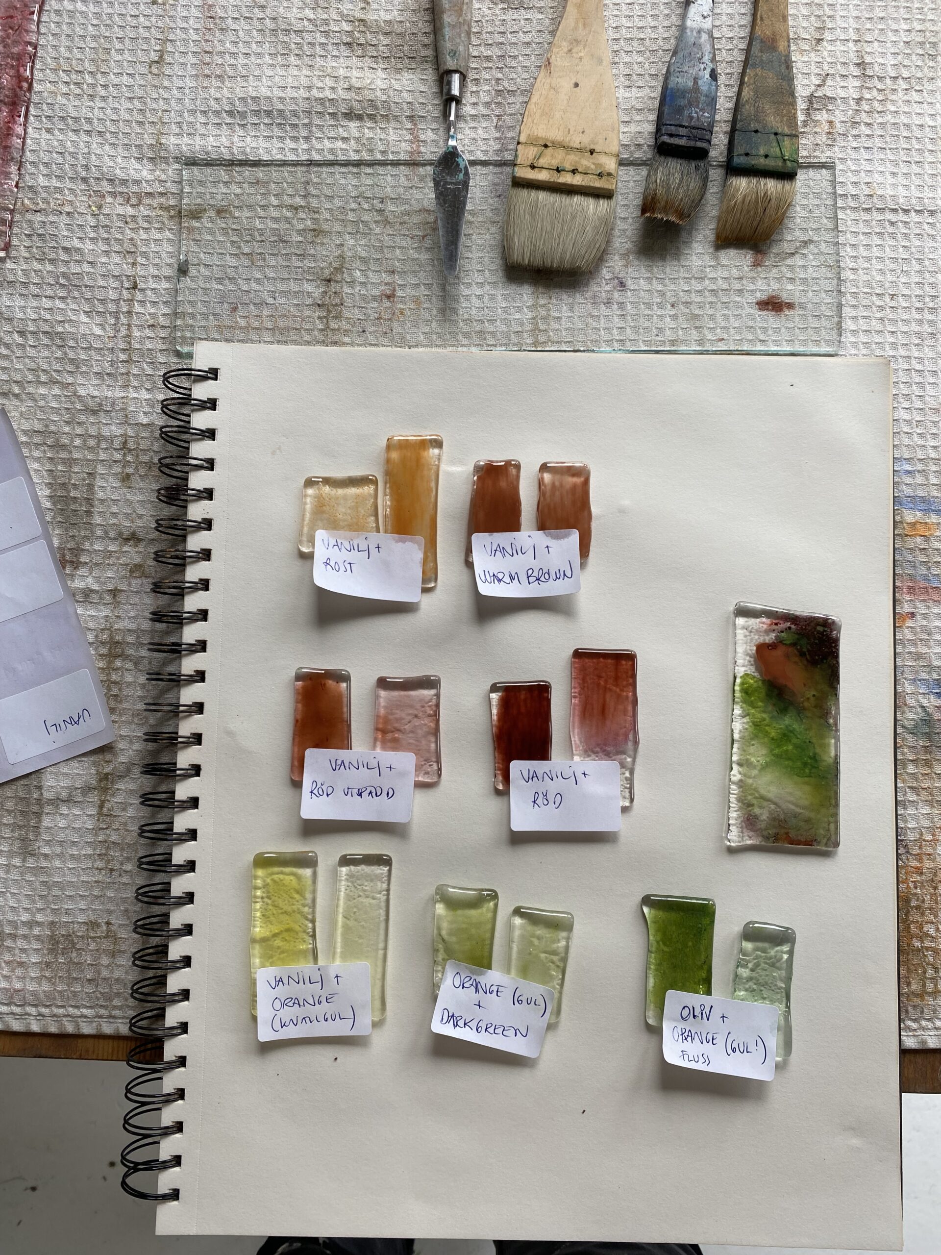 Progress av glasinstallation och de nervösa sista två veckorna