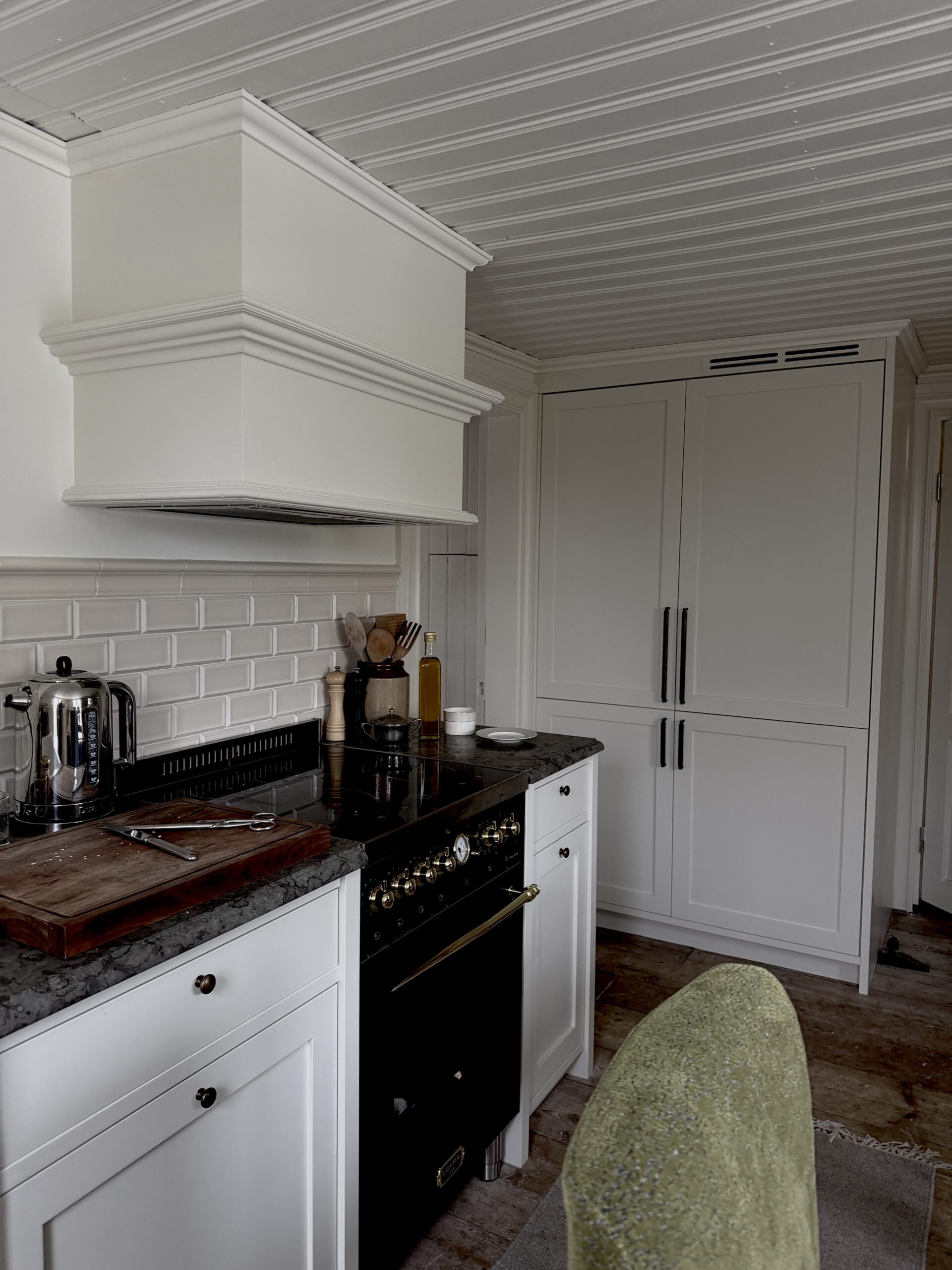 Kitchen then and now