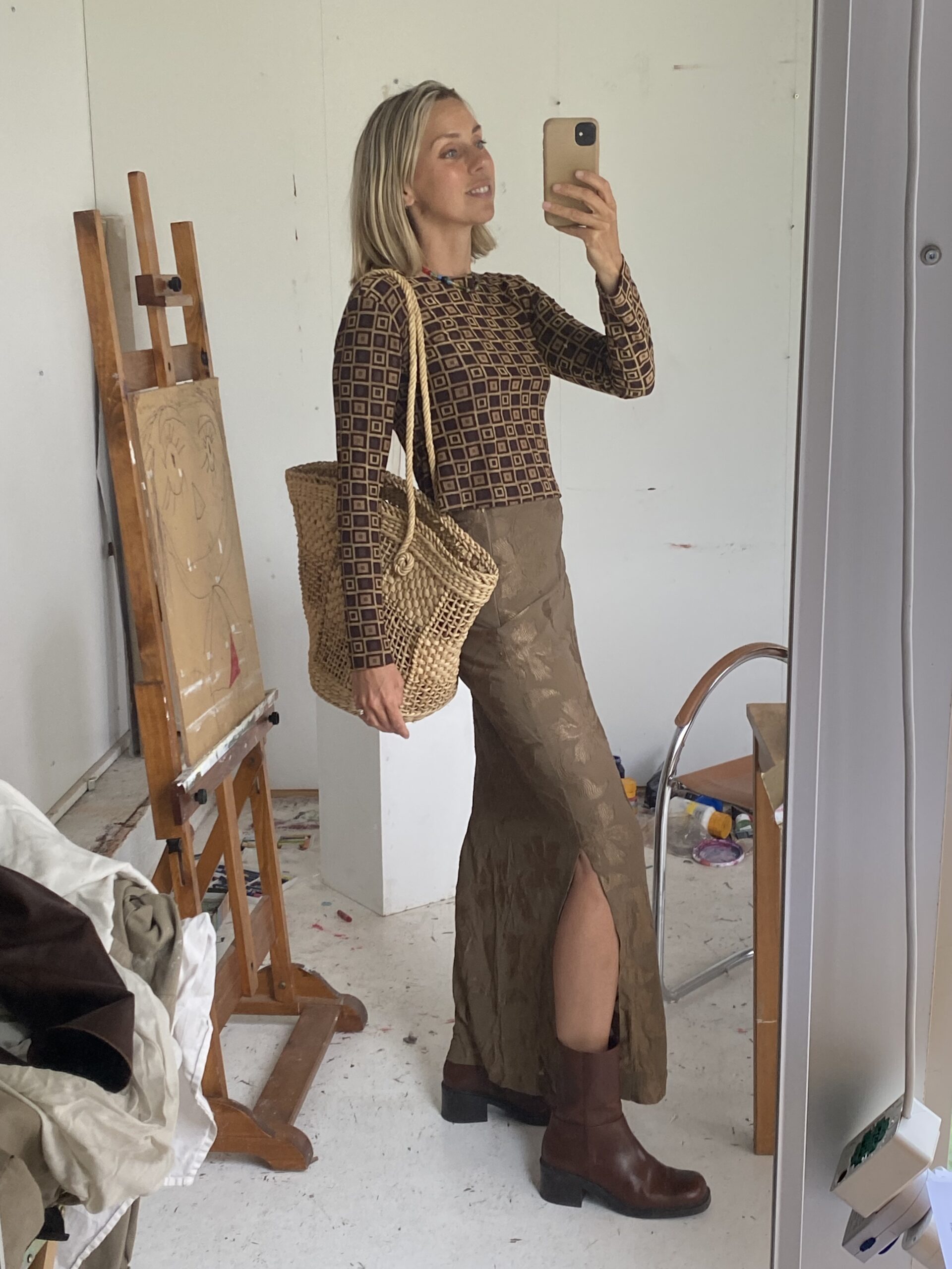Outfit -gamla och nya vintagefynd