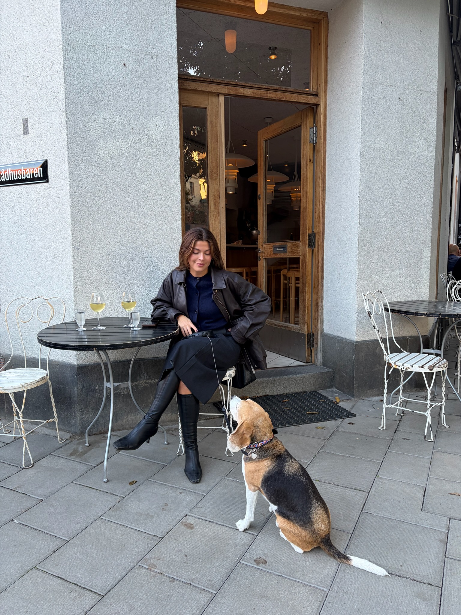 Birgit Work, Outfits & en helt underbar samt inrökt läderfåtölj fyndad på loppis